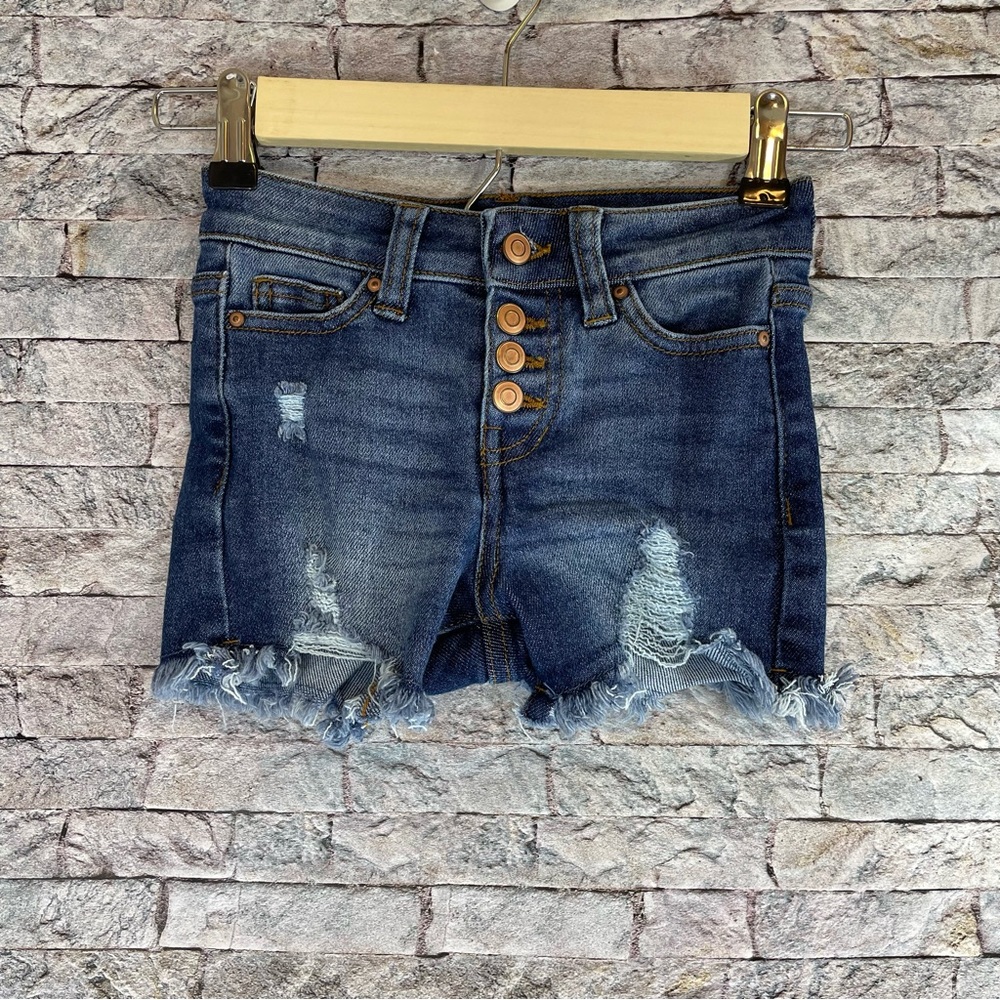 Revery kids denim distressed blue jeans 7 kids